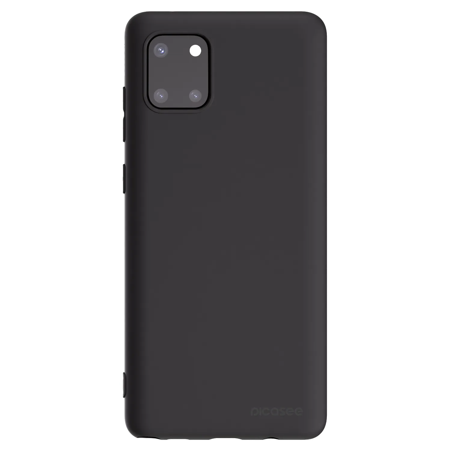 Picasee Μαύρη θήκη σιλικόνης για Samsung Galaxy Note 10 Lite N770F - Clear