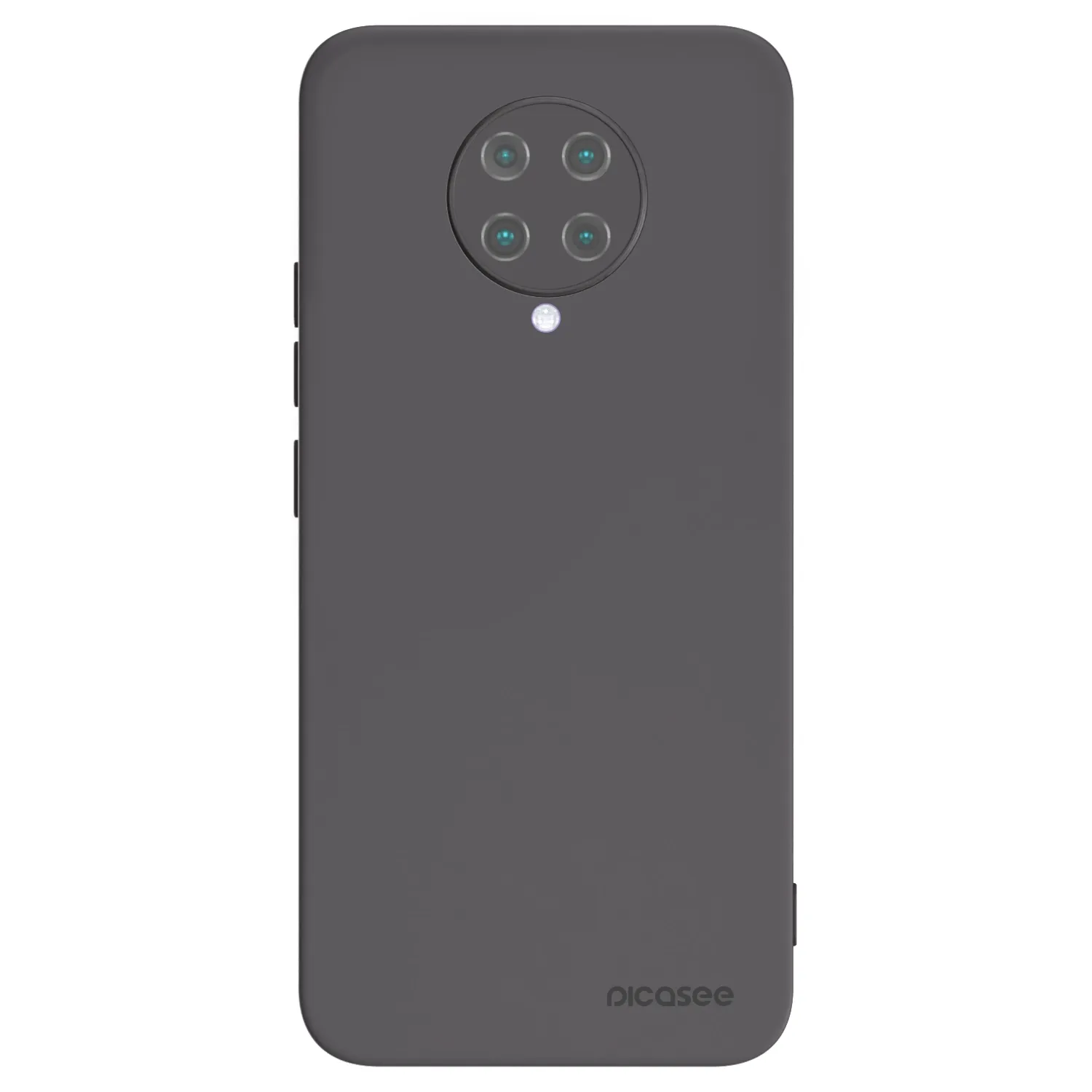Picasee Μαύρη θήκη σιλικόνης για Xiaomi Poco F2 Pro - Clear