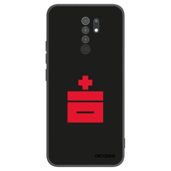 Picasee Μαύρη θήκη σιλικόνης για Xiaomi Redmi 9 - Le Plastenciaga