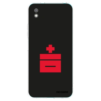 Picasee Μαύρη θήκη σιλικόνης για Xiaomi Redmi 9A - Le Plastenciaga