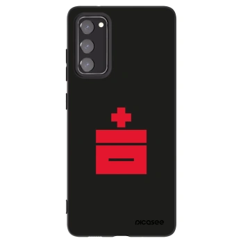 Picasee Μαύρη θήκη σιλικόνης για Samsung Galaxy S20 FE - Le Plastenciaga