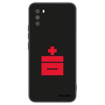 Picasee Μαύρη θήκη σιλικόνης για Xiaomi Poco M3 - Le Plastenciaga