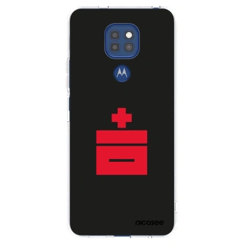Picasee διαφανής θήκη σιλικόνης Motorola Moto G9 Play - Le Plastenciaga