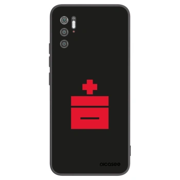 Picasee Μαύρη θήκη σιλικόνης για Xiaomi Poco M3 Pro 5G - Le Plastenciaga