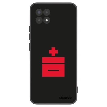 Picasee Μαύρη θήκη σιλικόνης για Realme 8i - Le Plastenciaga