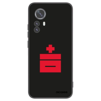 Picasee Μαύρη θήκη σιλικόνης για Xiaomi 12 Pro - Le Plastenciaga