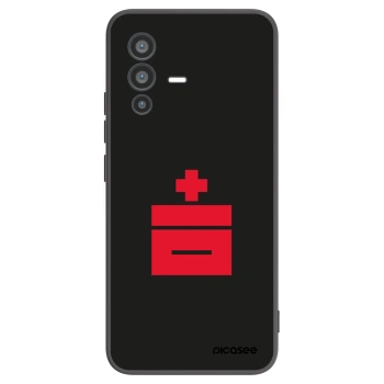 Picasee Μαύρη θήκη σιλικόνης για Vivo V23 5G - Le Plastenciaga