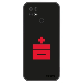 Picasee Μαύρη θήκη σιλικόνης για Xiaomi Redmi 10C - Le Plastenciaga