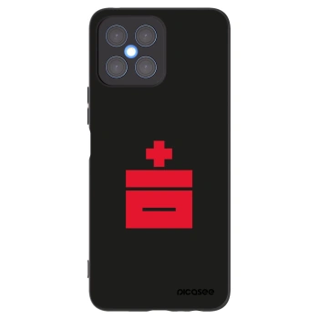 Picasee Μαύρη θήκη σιλικόνης για Honor X8 4G - Le Plastenciaga