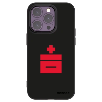 Picasee Μαύρη θήκη σιλικόνης για Apple iPhone 14 Pro - Le Plastenciaga