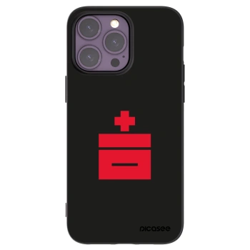 Picasee Μαύρη θήκη σιλικόνης για Apple iPhone 14 Pro Max - Le Plastenciaga