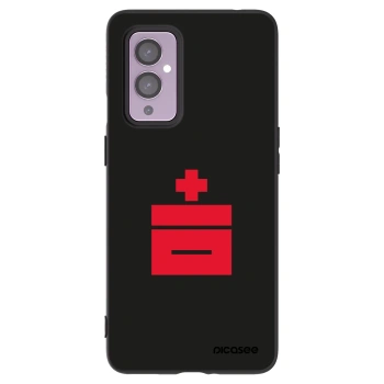 Picasee Μαύρη θήκη σιλικόνης για OnePlus 9 - Le Plastenciaga