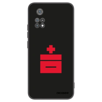 Picasee Μαύρη θήκη σιλικόνης για Xiaomi Poco M4 Pro - Le Plastenciaga