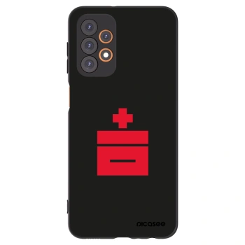 Picasee Μαύρη θήκη σιλικόνης για Samsung Galaxy A23 A235F 4G - Le Plastenciaga