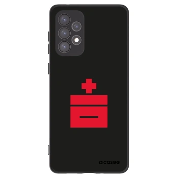 Picasee Μαύρη θήκη σιλικόνης για Samsung Galaxy A73 5G - Le Plastenciaga