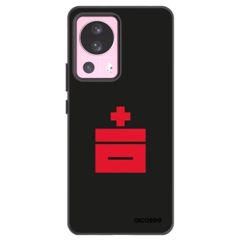 Picasee Μαύρη θήκη σιλικόνης για Xiaomi 13 Lite - Le Plastenciaga