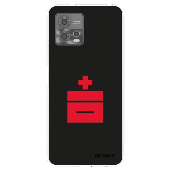 Picasee διαφανής θήκη σιλικόνης Motorola Moto G72 - Le Plastenciaga