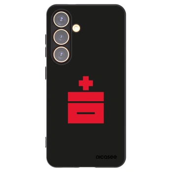 Picasee Μαύρη θήκη σιλικόνης για Samsung Galaxy S24 S921B 5G - Le Plastenciaga
