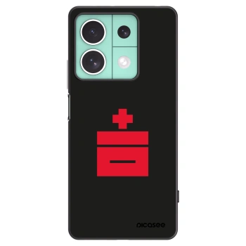 Picasee Μαύρη θήκη σιλικόνης για Xiaomi Redmi Note 13 5G - Le Plastenciaga