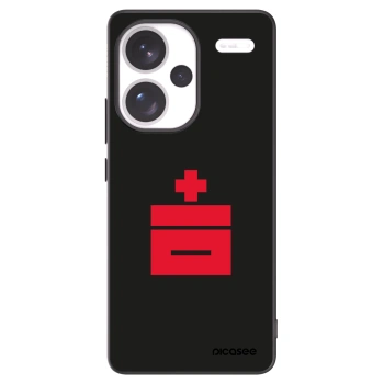 Picasee Μαύρη θήκη σιλικόνης για Xiaomi Redmi Note 13 Pro+ 5G - Le Plastenciaga