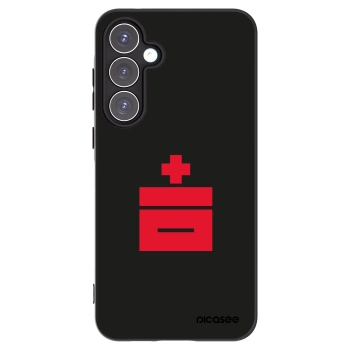 Picasee Μαύρη θήκη σιλικόνης για Samsung Galaxy A55 5G A556B - Le Plastenciaga