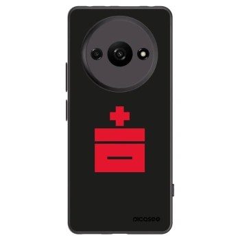 Picasee Μαύρη θήκη σιλικόνης για Xiaomi Redmi A3 - Le Plastenciaga