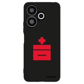 Picasee Μαύρη θήκη σιλικόνης για Xiaomi Redmi 13 4G - Le Plastenciaga