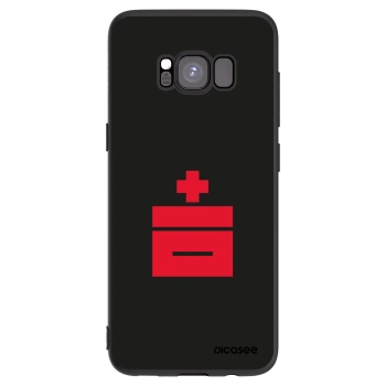 Picasee Μαύρη θήκη σιλικόνης για Samsung Galaxy S8 G950F - Le Plastenciaga