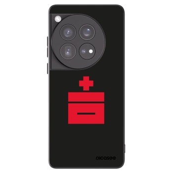 Picasee Μαύρη θήκη σιλικόνης για OnePlus 12 5G - Le Plastenciaga