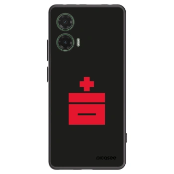 Picasee Μαύρη θήκη σιλικόνης για Motorola Moto G35 5G - Le Plastenciaga