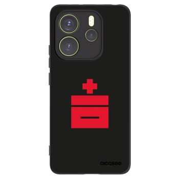 Picasee Μαύρη θήκη σιλικόνης για Xiaomi Redmi Note 14 4G - Le Plastenciaga