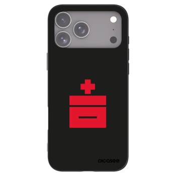 Picasee Μαύρη θήκη σιλικόνης για Apple iPhone 17 Pro Max - Le Plastenciaga