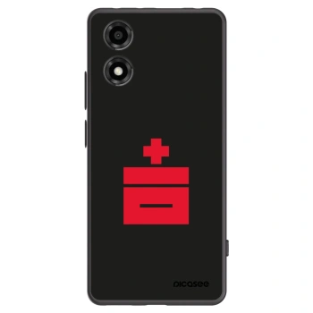 Picasee Μαύρη θήκη σιλικόνης για Motorola Moto E14 - Le Plastenciaga