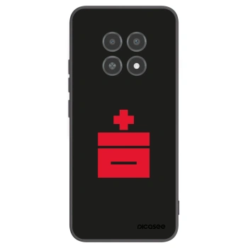 Picasee Μαύρη θήκη σιλικόνης για Realme 12X - Le Plastenciaga