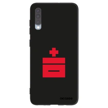 Picasee Μαύρη θήκη σιλικόνης για Samsung Galaxy A70 A705F - Le Plastenciaga