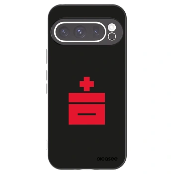 Picasee Μαύρη θήκη σιλικόνης για Google Pixel 9 Pro XL - Le Plastenciaga