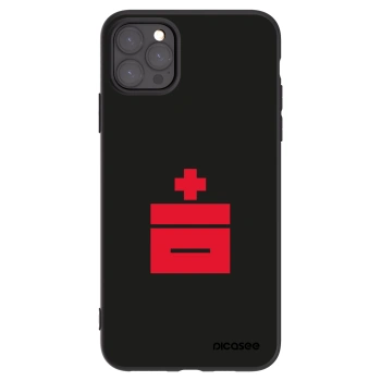 Picasee Μαύρη θήκη σιλικόνης για Apple iPhone 11 Pro Max - Le Plastenciaga