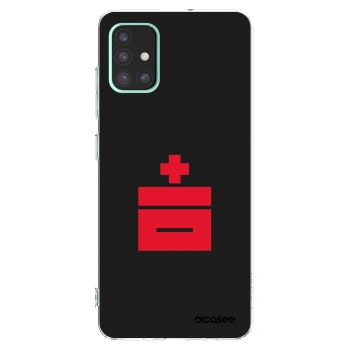 Picasee διαφανής θήκη σιλικόνης Samsung Galaxy A51 A515F - Le Plastenciaga