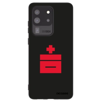Picasee Μαύρη θήκη σιλικόνης για Samsung Galaxy S20 Ultra 5G G988F - Le Plastenciaga