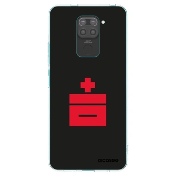 Picasee Μαύρη θήκη σιλικόνης για Xiaomi Redmi Note 9 - Le Plastenciaga