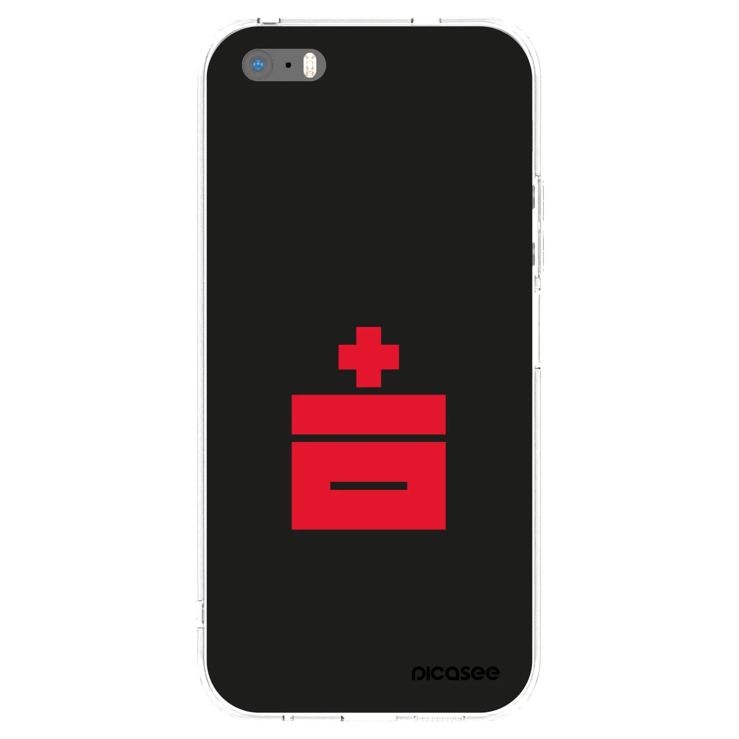 Picasee διαφανής θήκη σιλικόνης Apple iPhone 5/5S/SE - Le Plastenciaga