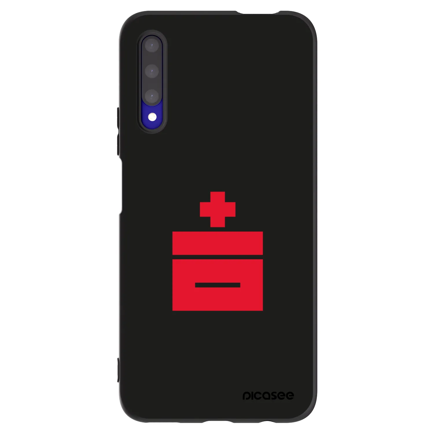 Picasee Μαύρη θήκη σιλικόνης για Honor 9X Pro - Le Plastenciaga