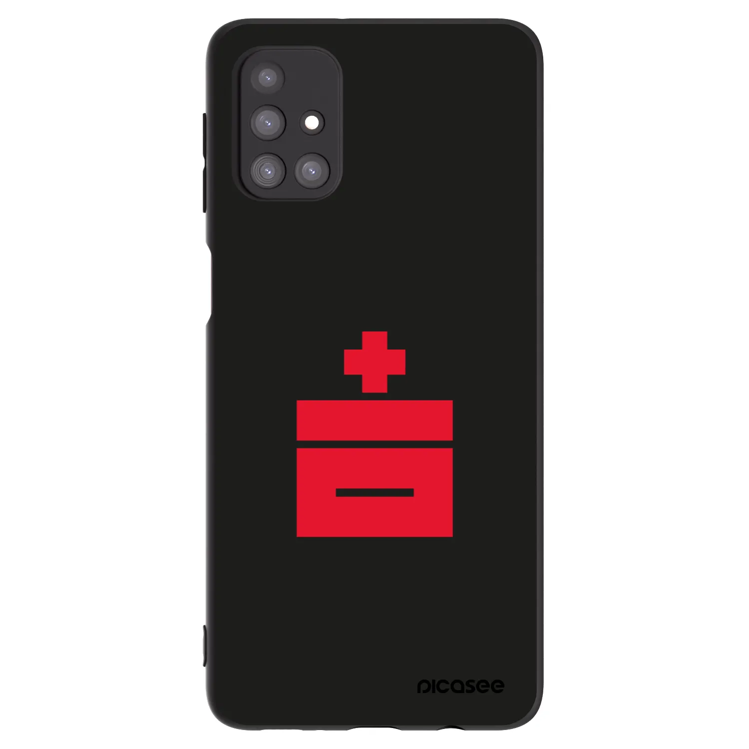 Picasee Μαύρη θήκη σιλικόνης για Samsung Galaxy M31s - Le Plastenciaga