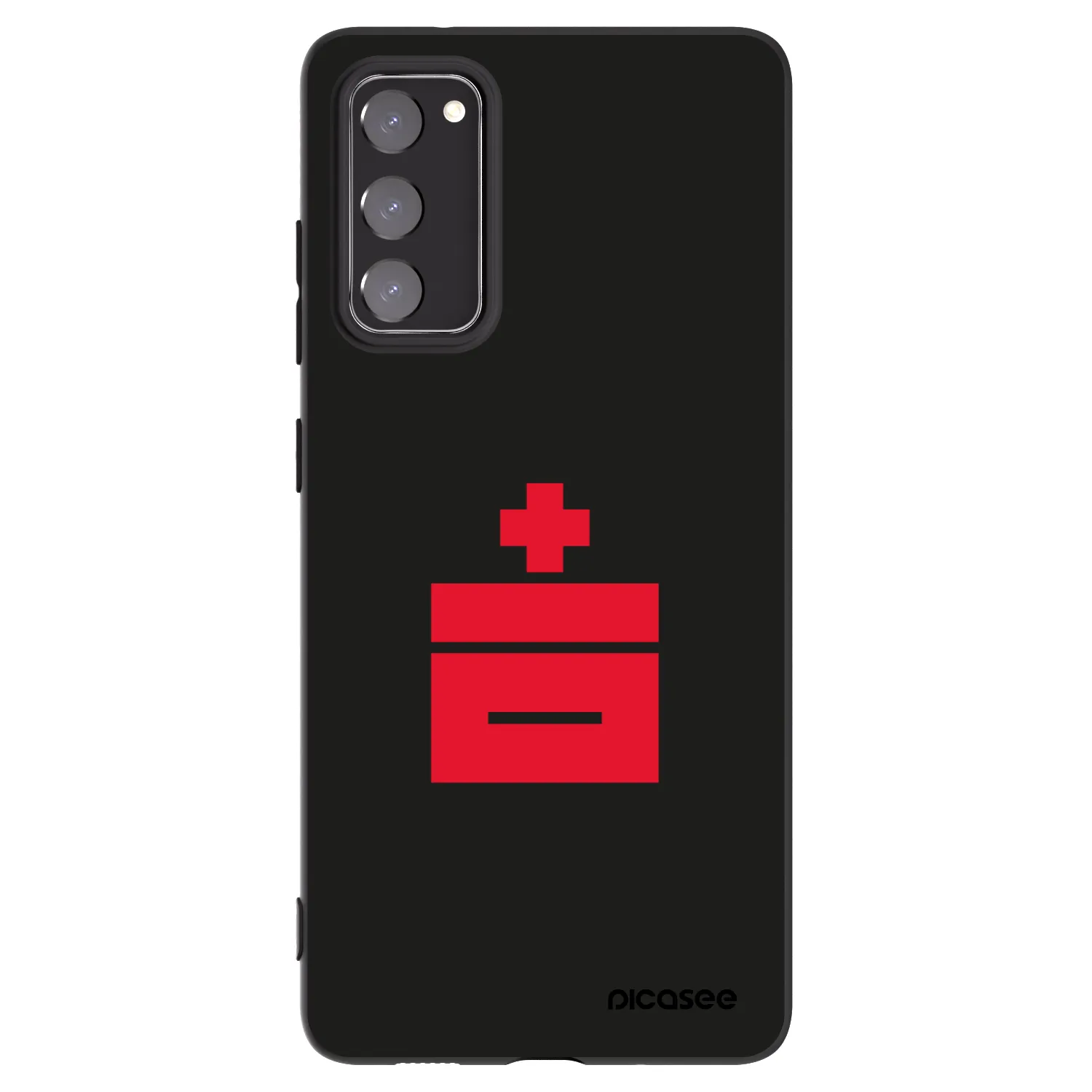 Picasee Μαύρη θήκη σιλικόνης για Samsung Galaxy S20 FE - Le Plastenciaga