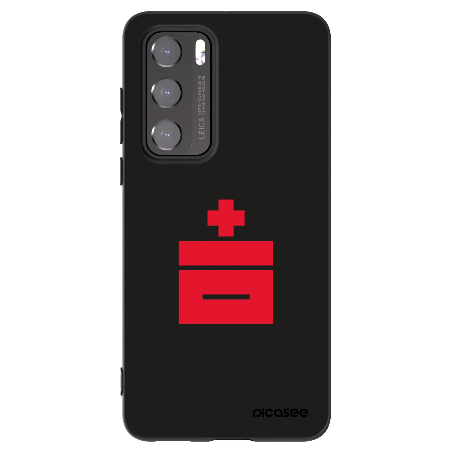 Picasee Μαύρη θήκη σιλικόνης για Huawei P40 - Le Plastenciaga