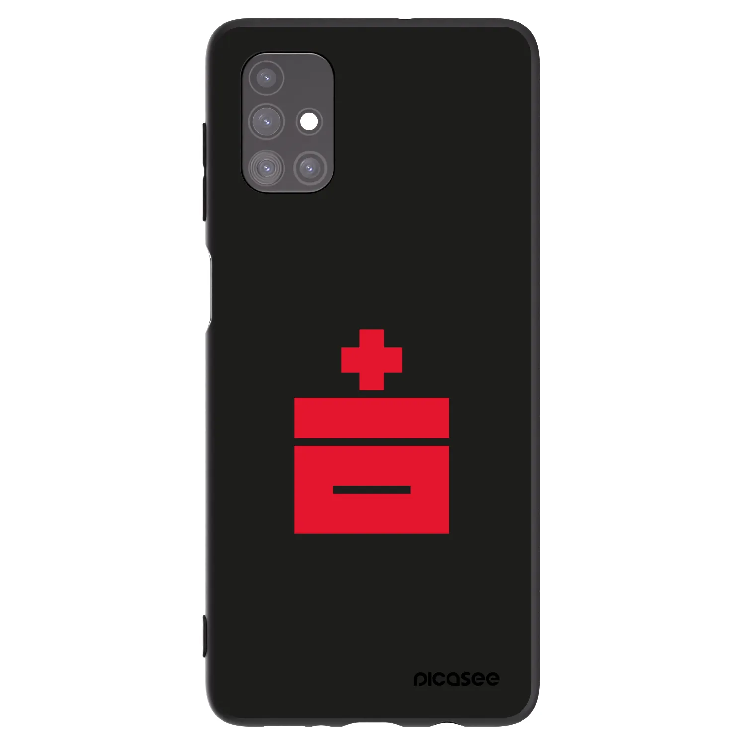Picasee Μαύρη θήκη σιλικόνης για Samsung Galaxy M51 M515F - Le Plastenciaga