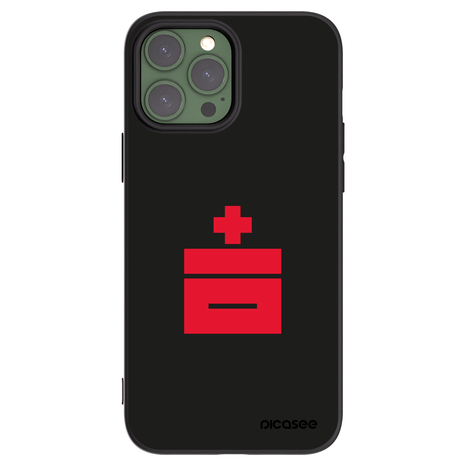 Picasee Μαύρη θήκη σιλικόνης για Apple iPhone 13 Pro Max - Le Plastenciaga