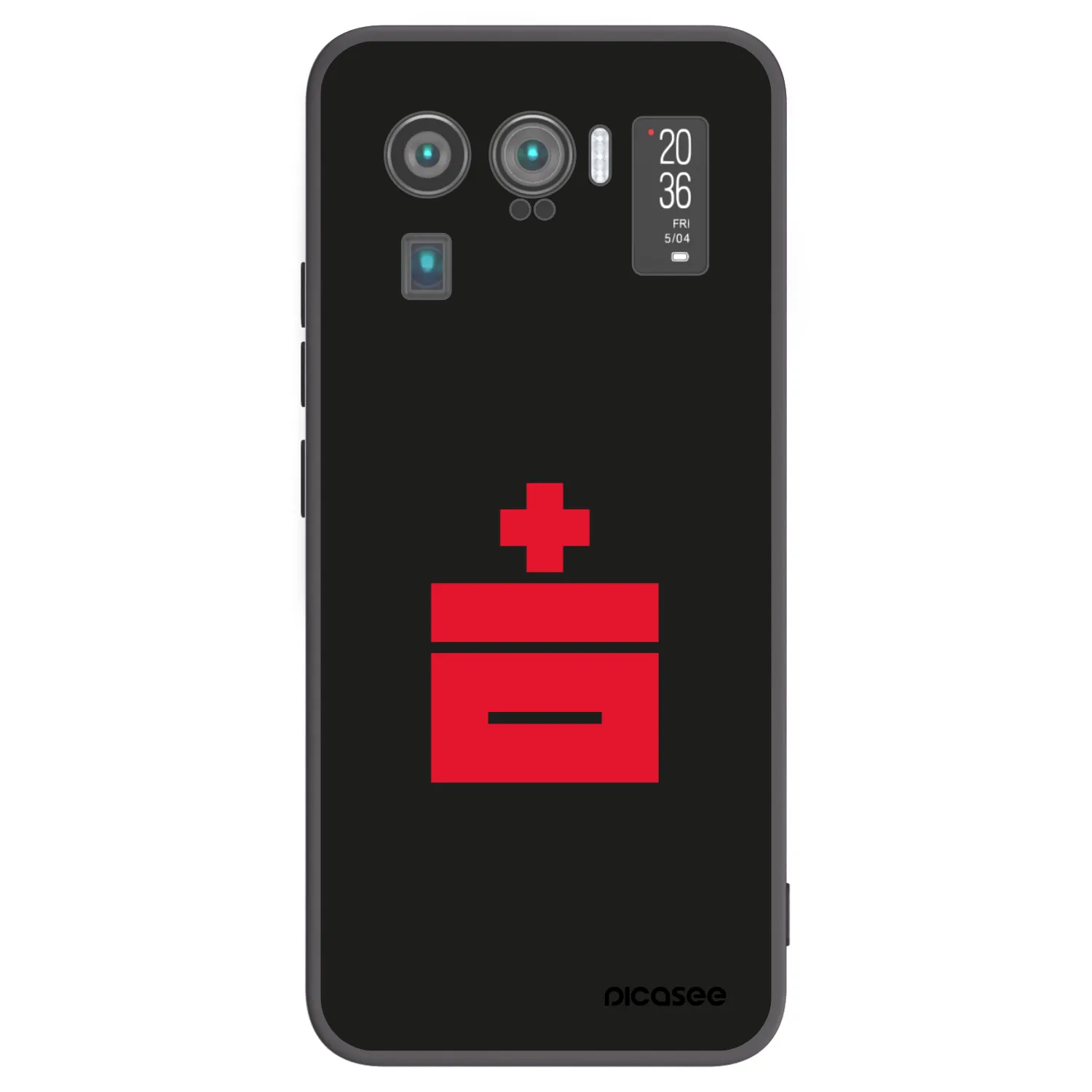 Picasee Μαύρη θήκη σιλικόνης για Xiaomi Mi 11 Ultra - Le Plastenciaga