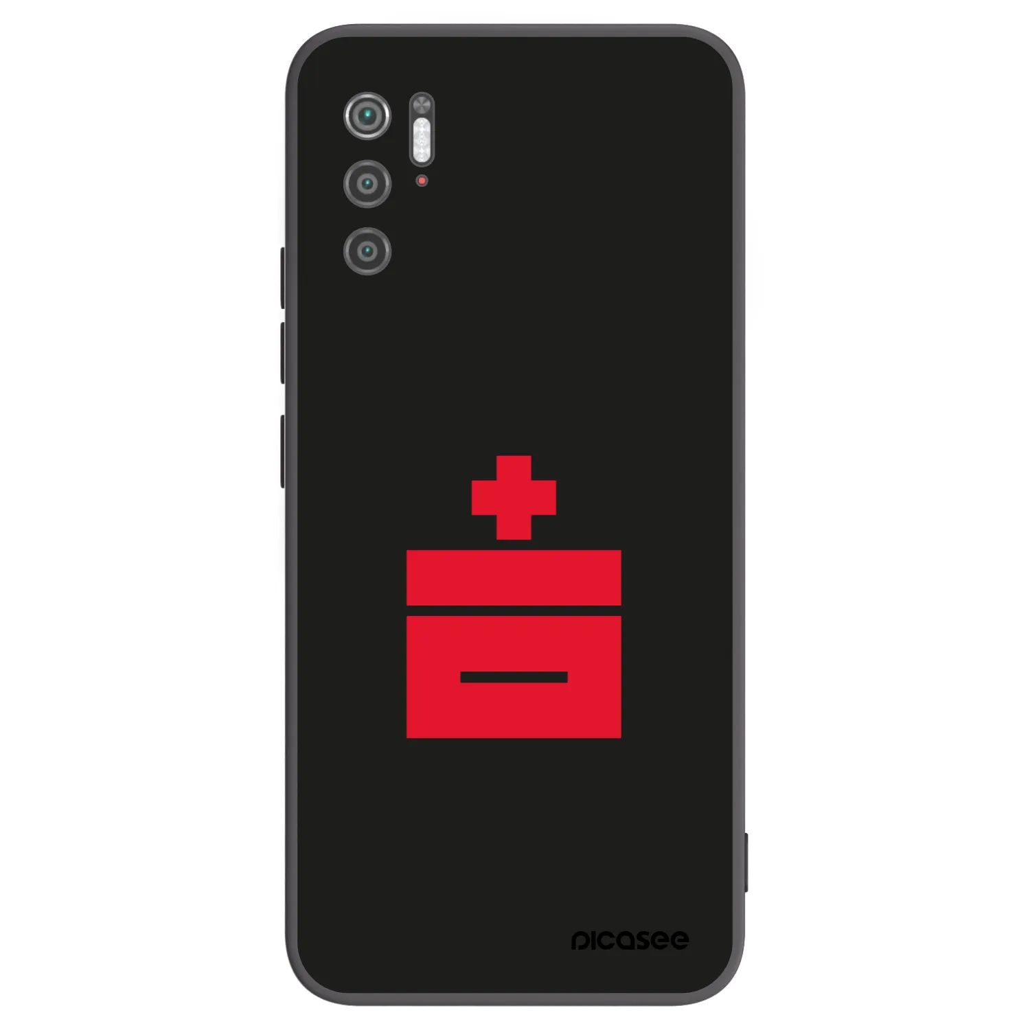 Picasee Μαύρη θήκη σιλικόνης για Xiaomi Poco M3 Pro 5G - Le Plastenciaga