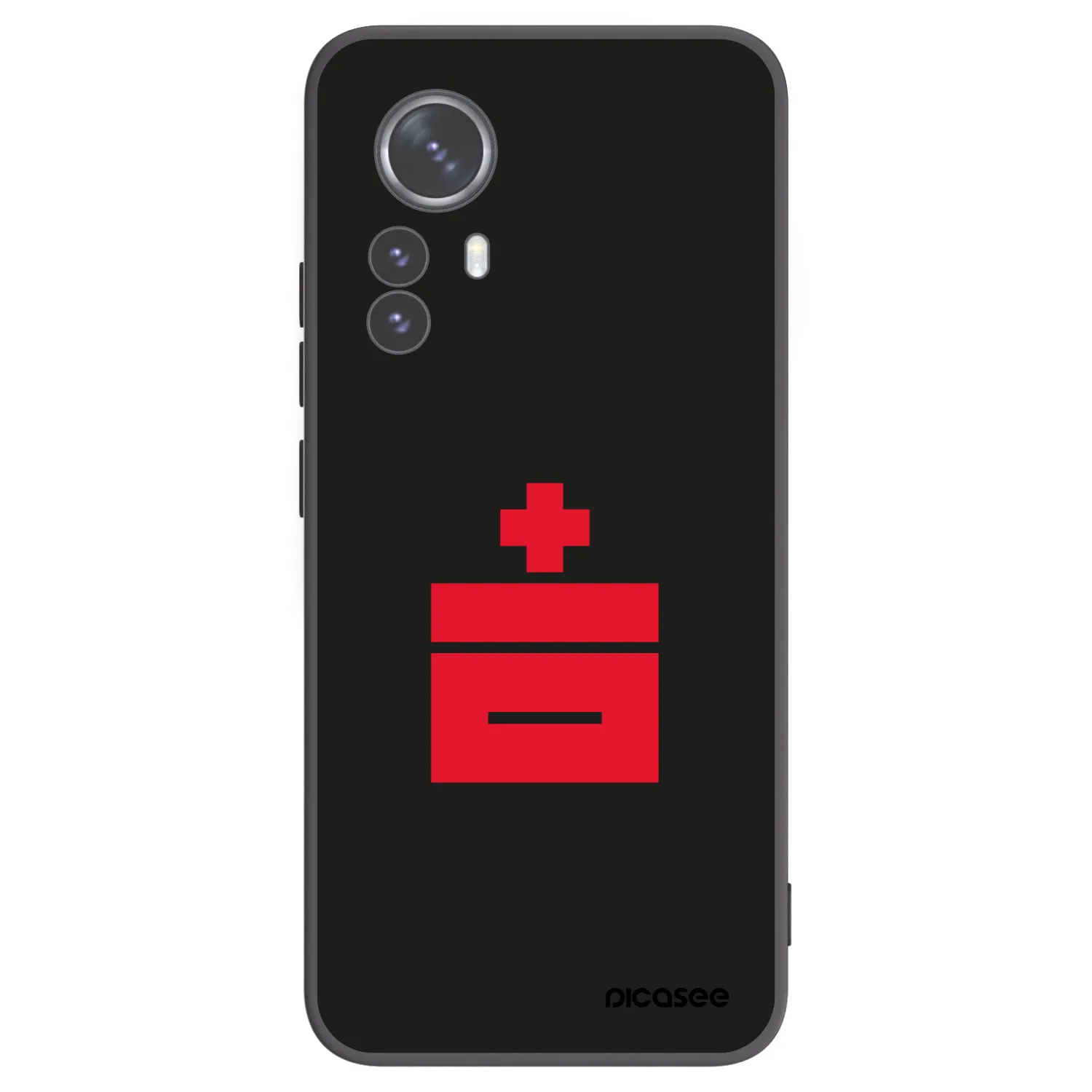 Picasee Μαύρη θήκη σιλικόνης για Xiaomi 12 Pro - Le Plastenciaga